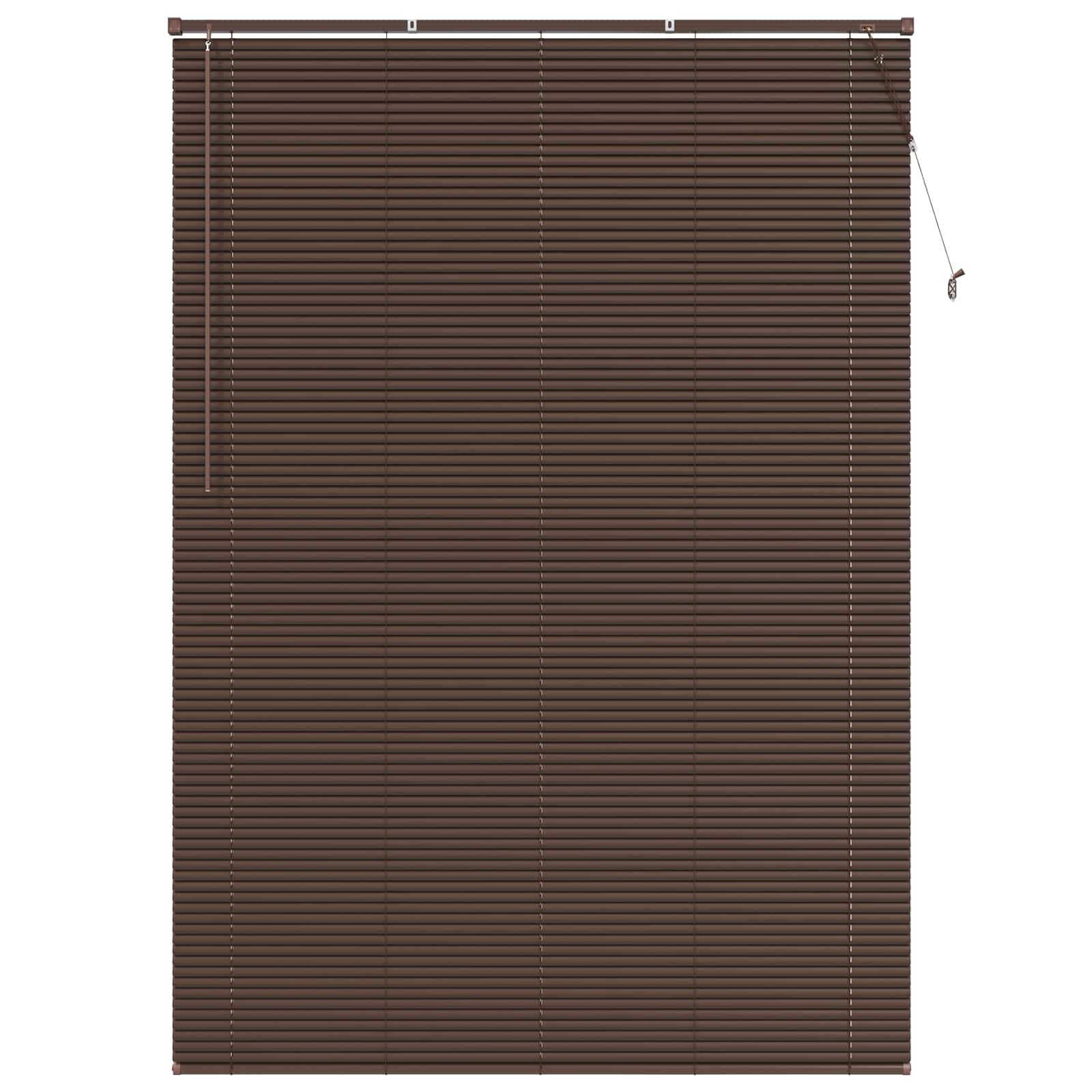Venecijanska roleta Tamno smeđa s uzorkom 213 x 150 cm PVC