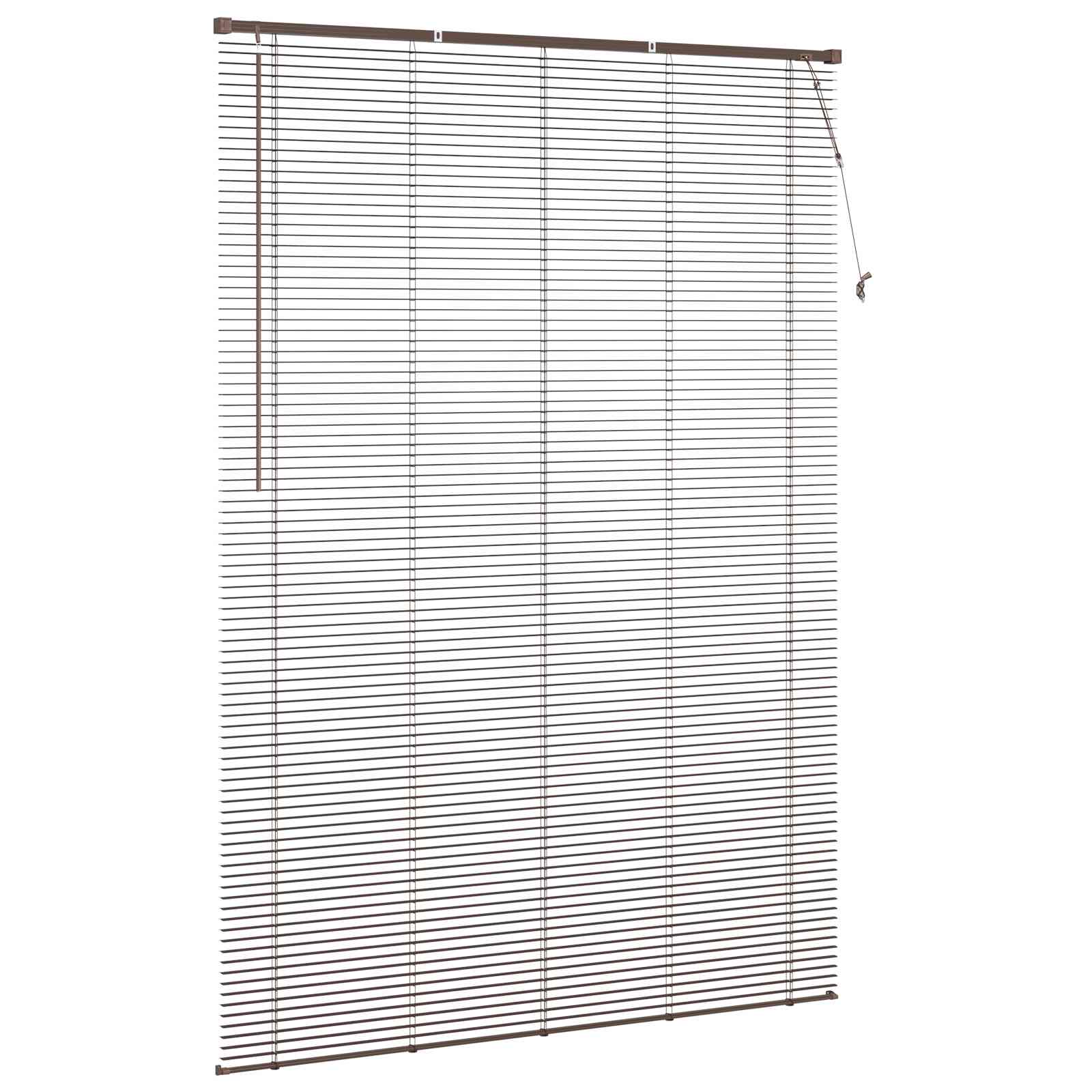 Venecijanska roleta Tamno smeđa s uzorkom 213 x 160 cm PVC