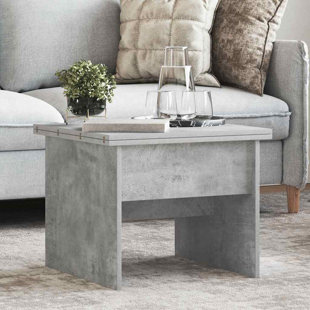 Kava Stol Betonski sivi 55 x 54,5 x 45 cm Konstruirano drvo
