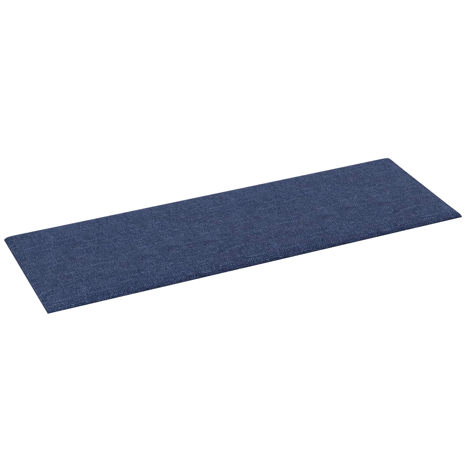 Zidna uzglavlja 12 pcs Plava 90 x 30 cm tkanina