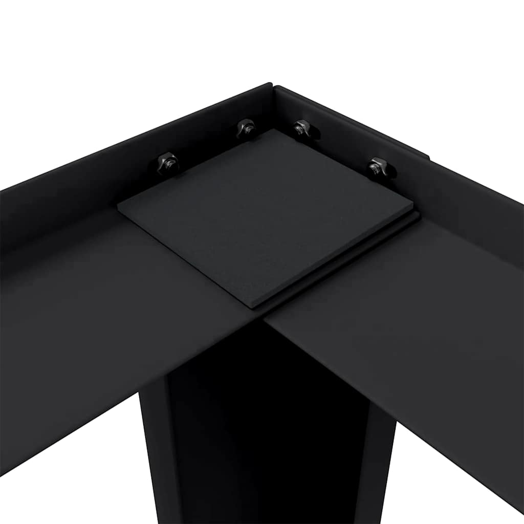 Pedestal za perilicu rublja 2 pcs Crna 127 x 54,5 x 32,5 cm