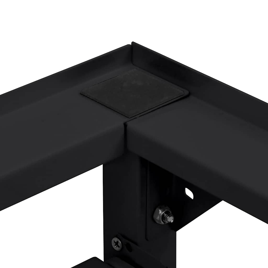 Pedestal za perilicu rublja Crna 60 x 56 x 52 cm Čelik