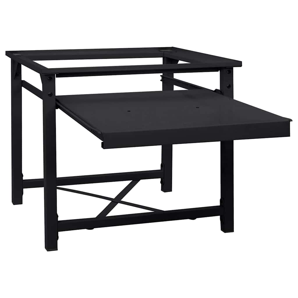 Pedestal za perilicu rublja Crna 60 x 56 x 52 cm Čelik