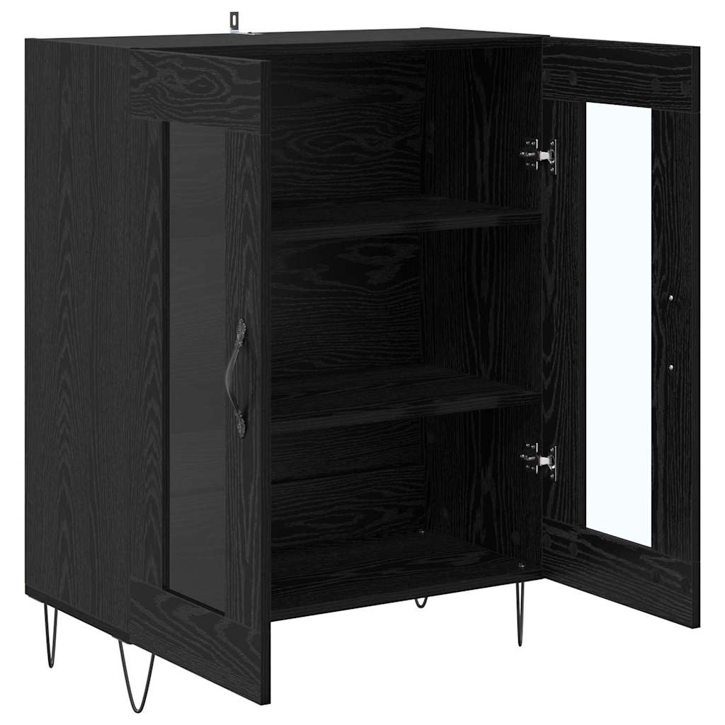 Kreveta Crni hrast 69,5 x 34 x 90 cm Konstruirano drvo