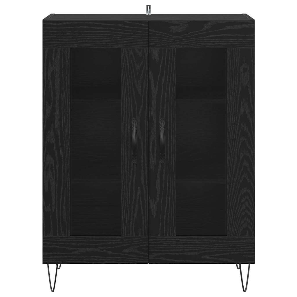 Kreveta Crni hrast 69,5 x 34 x 90 cm Konstruirano drvo