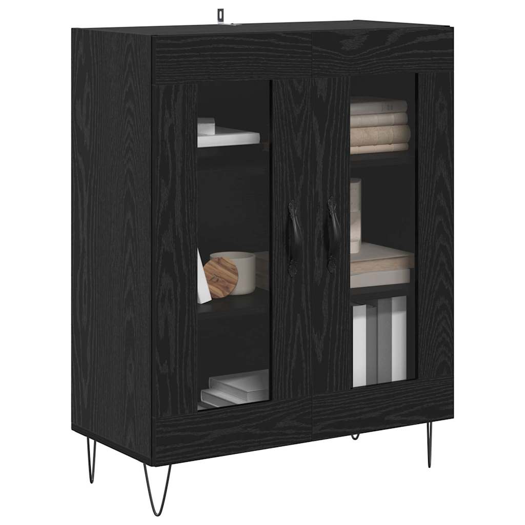 Kreveta Crni hrast 69,5 x 34 x 90 cm Konstruirano drvo