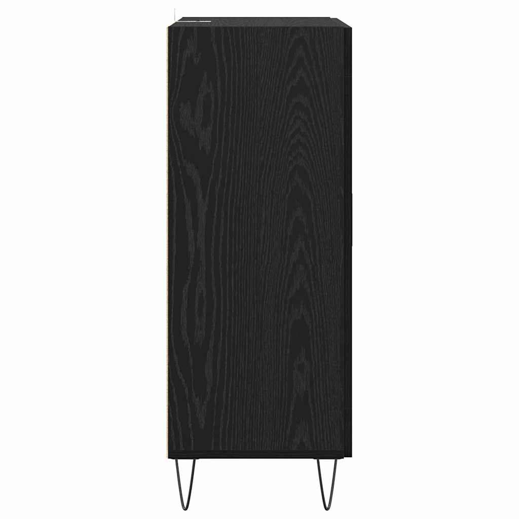 Kreveta Crni hrast 69,5 x 34 x 90 cm Konstruirano drvo