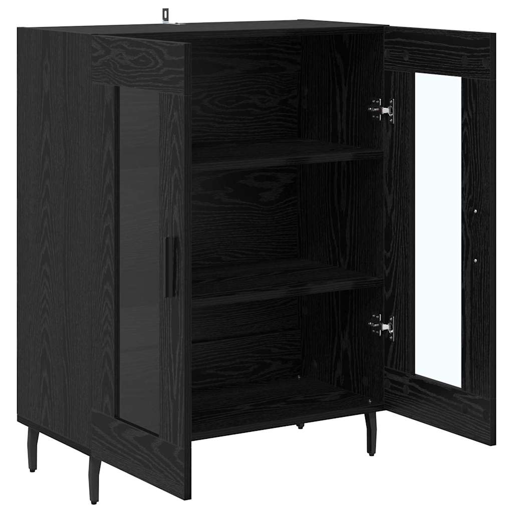 Kreveta Crni hrast 69,5 x 34 x 90 cm Konstruirano drvo