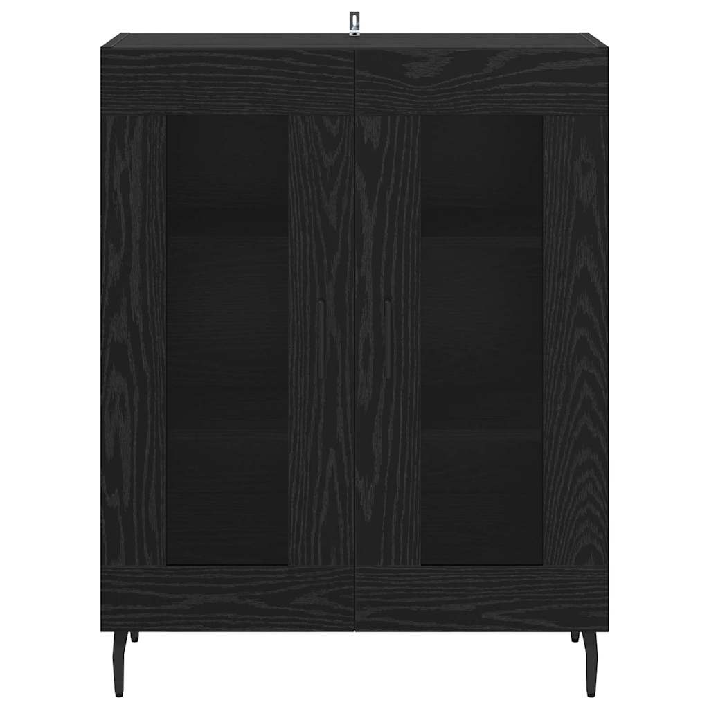 Kreveta Crni hrast 69,5 x 34 x 90 cm Konstruirano drvo