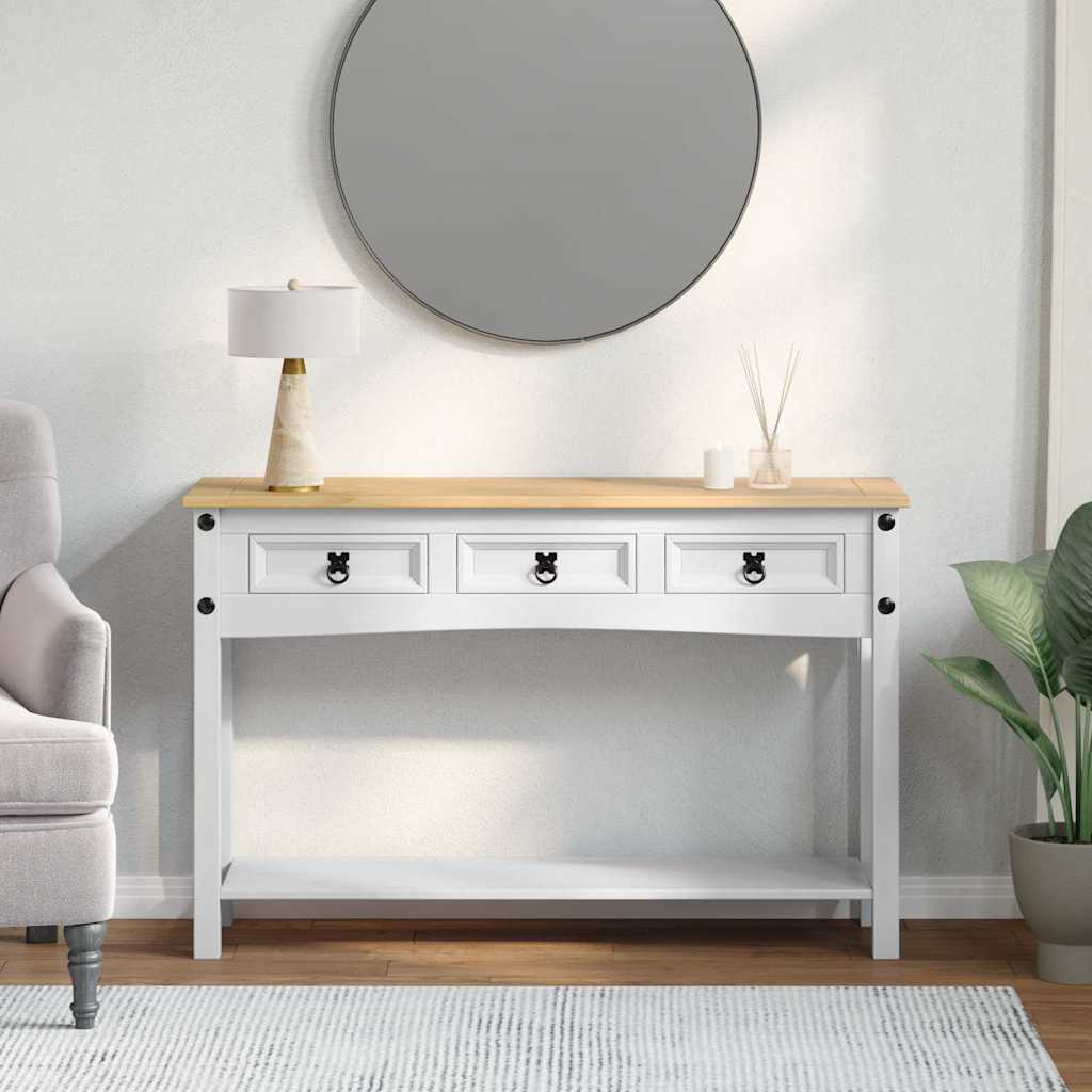 Konačna Stolić s ladicama Corona Bijelo 114 x 34,5 x 73 cm