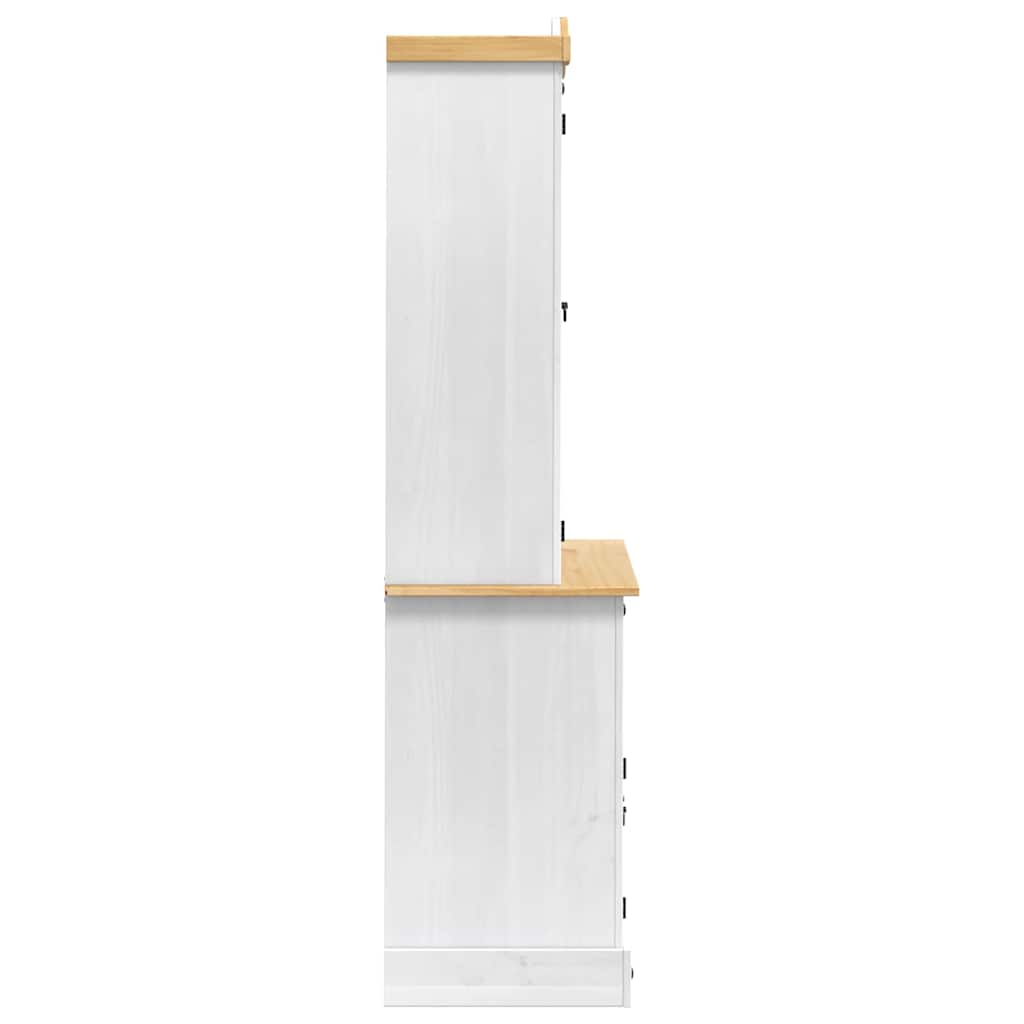 Kreveta Corona Bijelo 100 x 48,5 x 179 cm Čvrsto borovo drvo