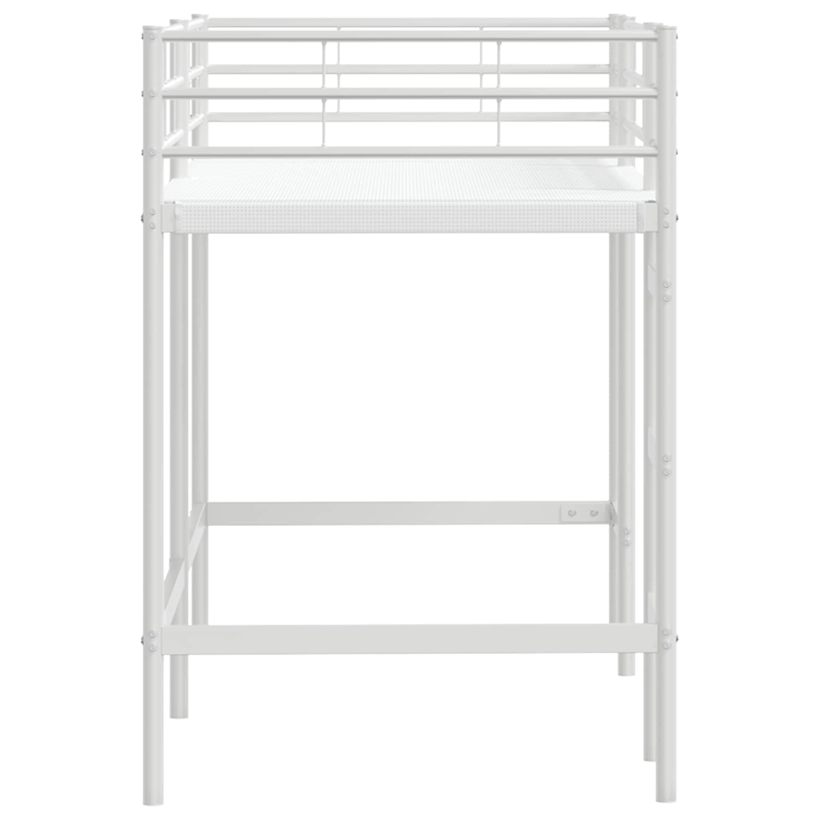 Okvir Krevet za Dječji Loft Bijelo 74,5 x 190 cm Čelik