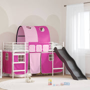 Okvir Krevet za Dječji Loft Bijela i roza 75 x 190 cm Metal