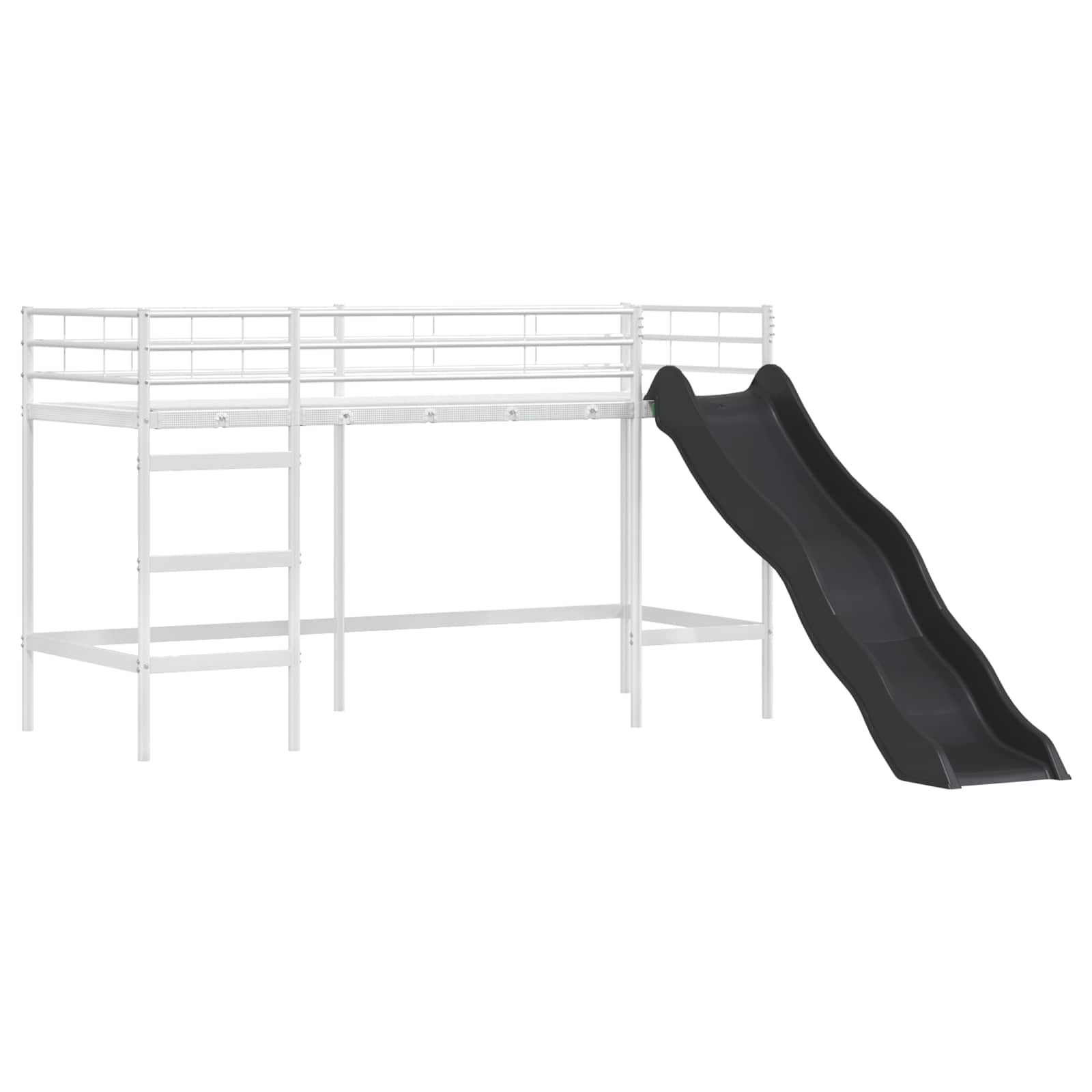 Okvir Krevet za Dječji Loft Bijela i roza 75 x 190 cm Metal