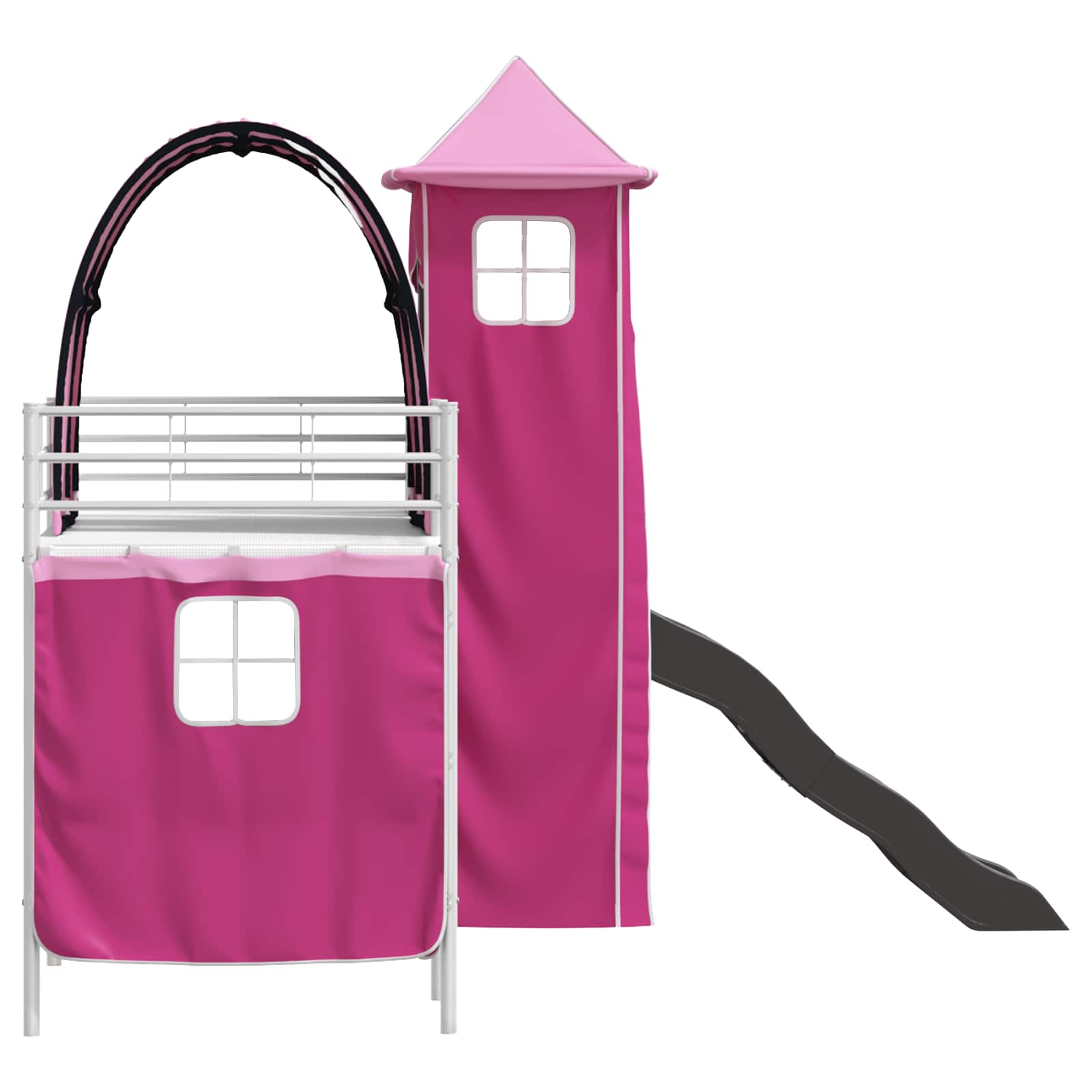 Okvir Krevet za Dječji Loft Bijela i roza 75 x 190 cm Metal