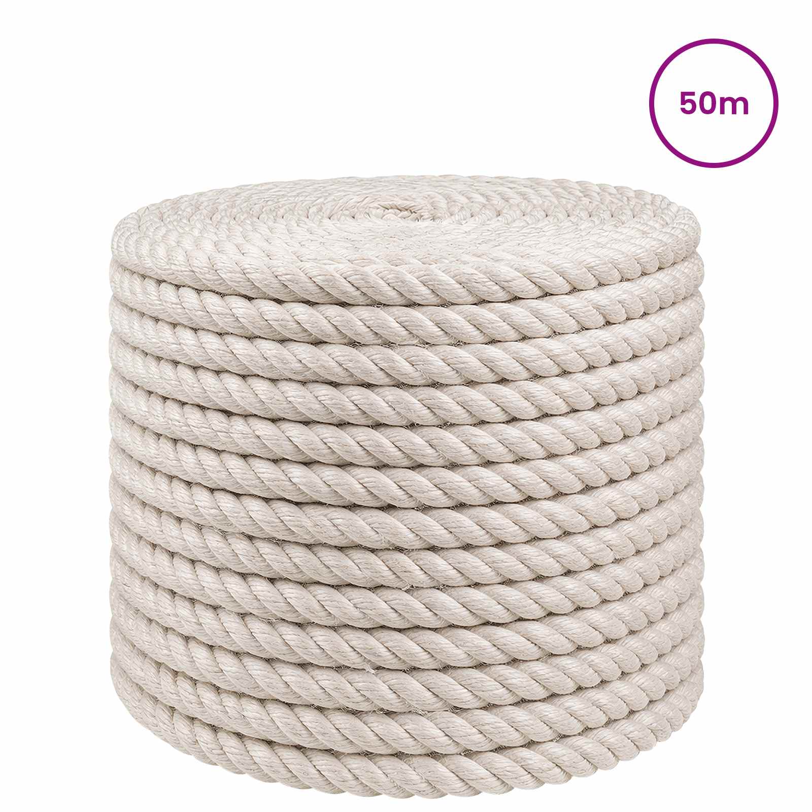 Uže od jute 10 Bijela 100% Juta Tossa