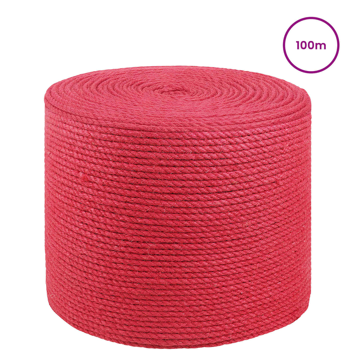 4 mm Crvena 100% Juta Tossa