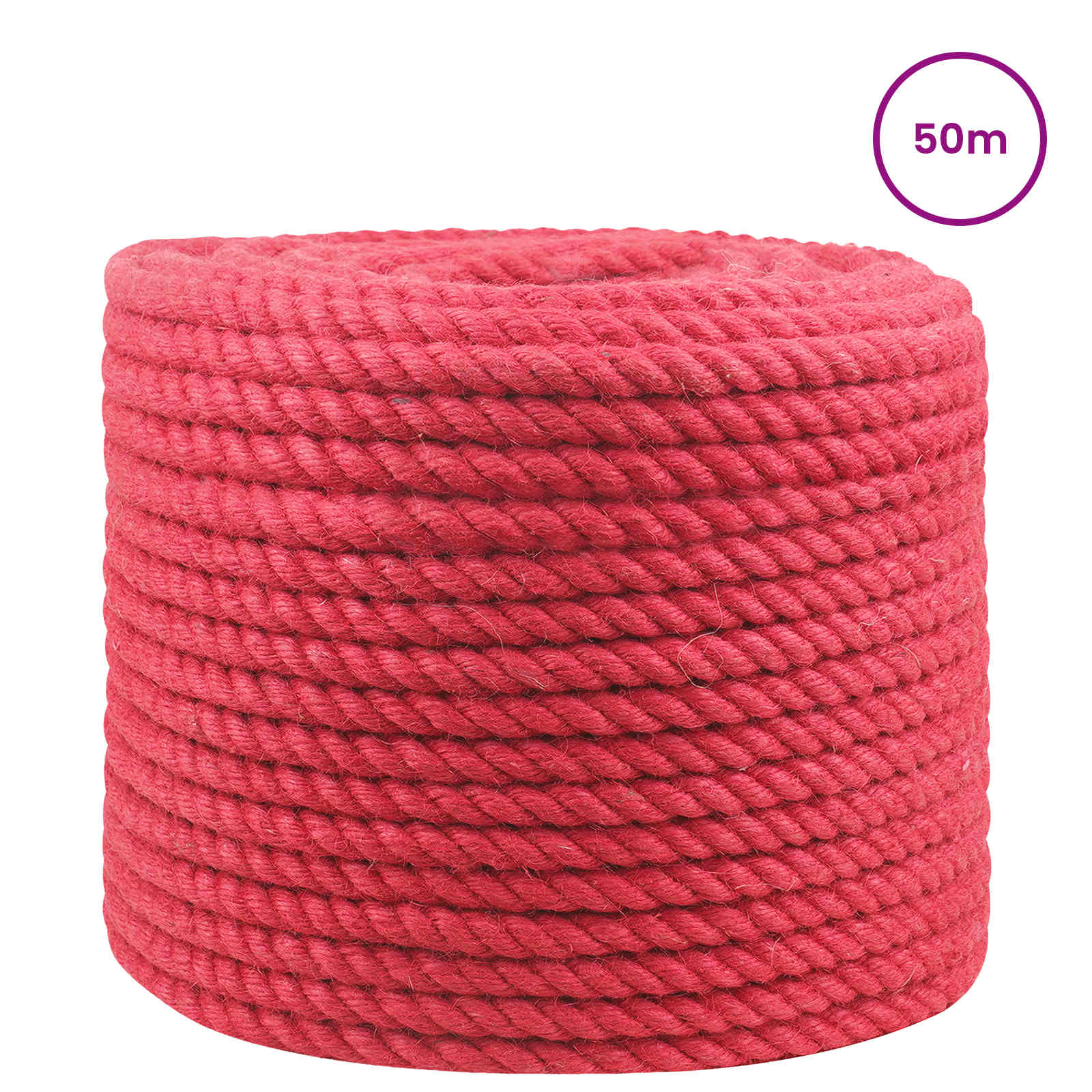 Uže od jute 12 mm Crvena 100% Juta Tossa