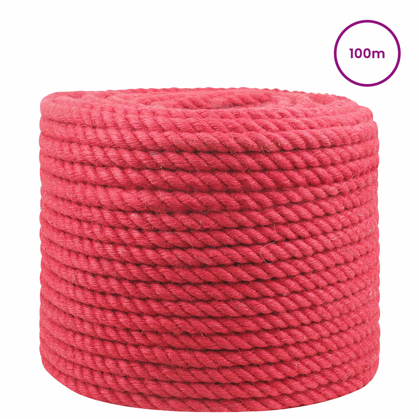 Uže od jute 12 mm Crvena 100% Juta Tossa