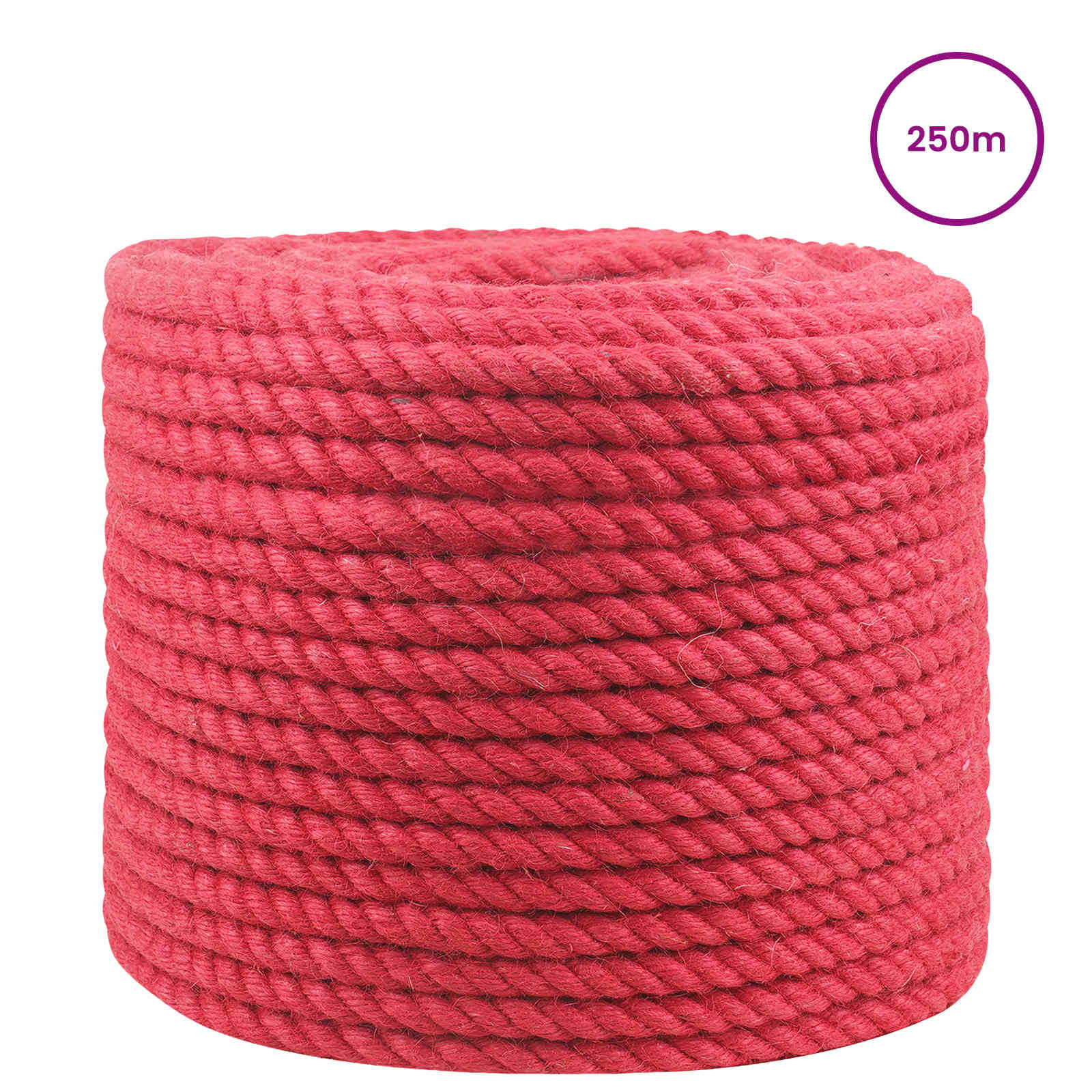 Uže od jute 12 mm Crvena 100% Juta Tossa