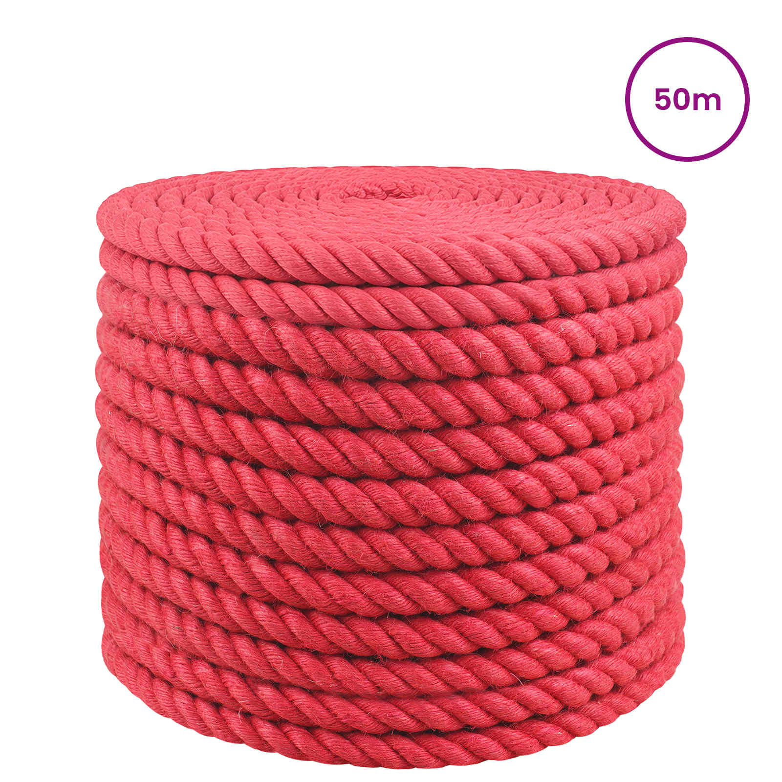 Uže od jute 20 mm Crvena 100% Juta Tossa