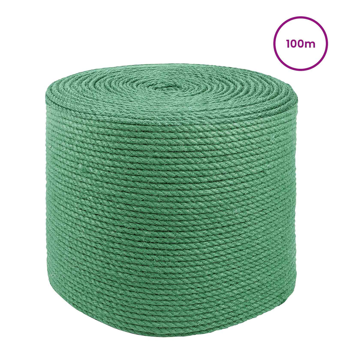 4 mm Zelena 100% Juta Tossa