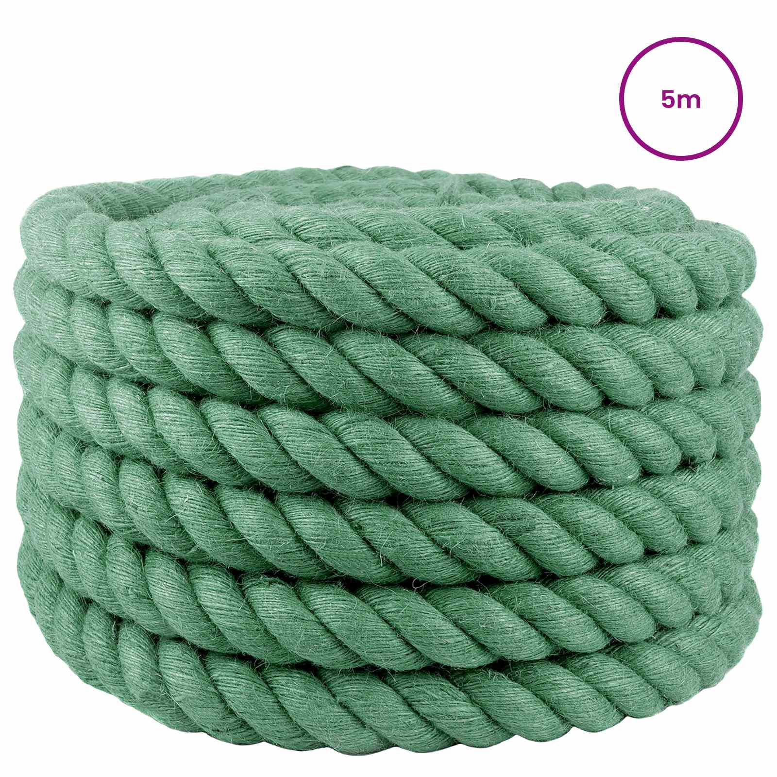 Uže od jute 36 mm Zelena 100% Juta Tossa