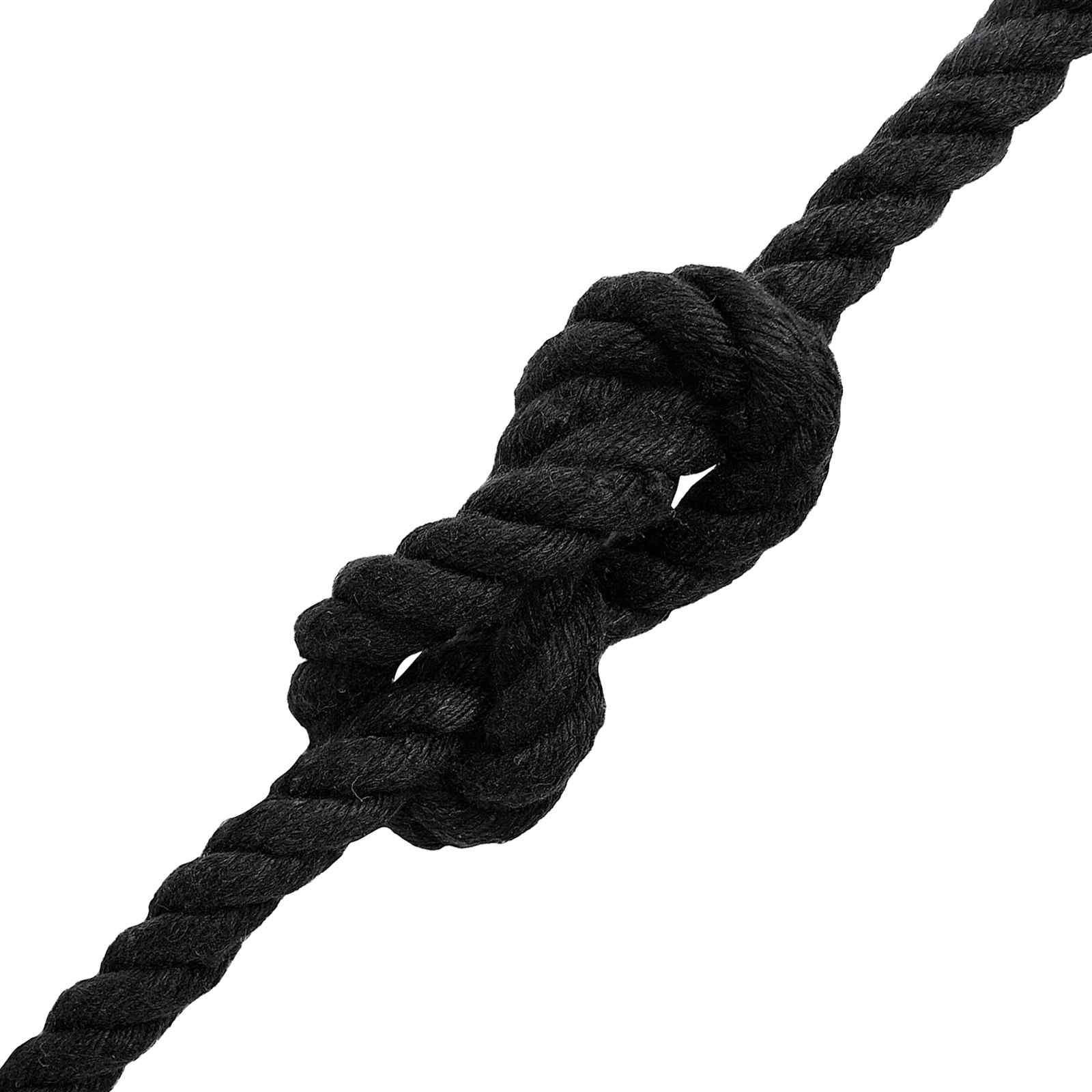 Pamučno uže 250 m 10 Crna 100% Pamuk