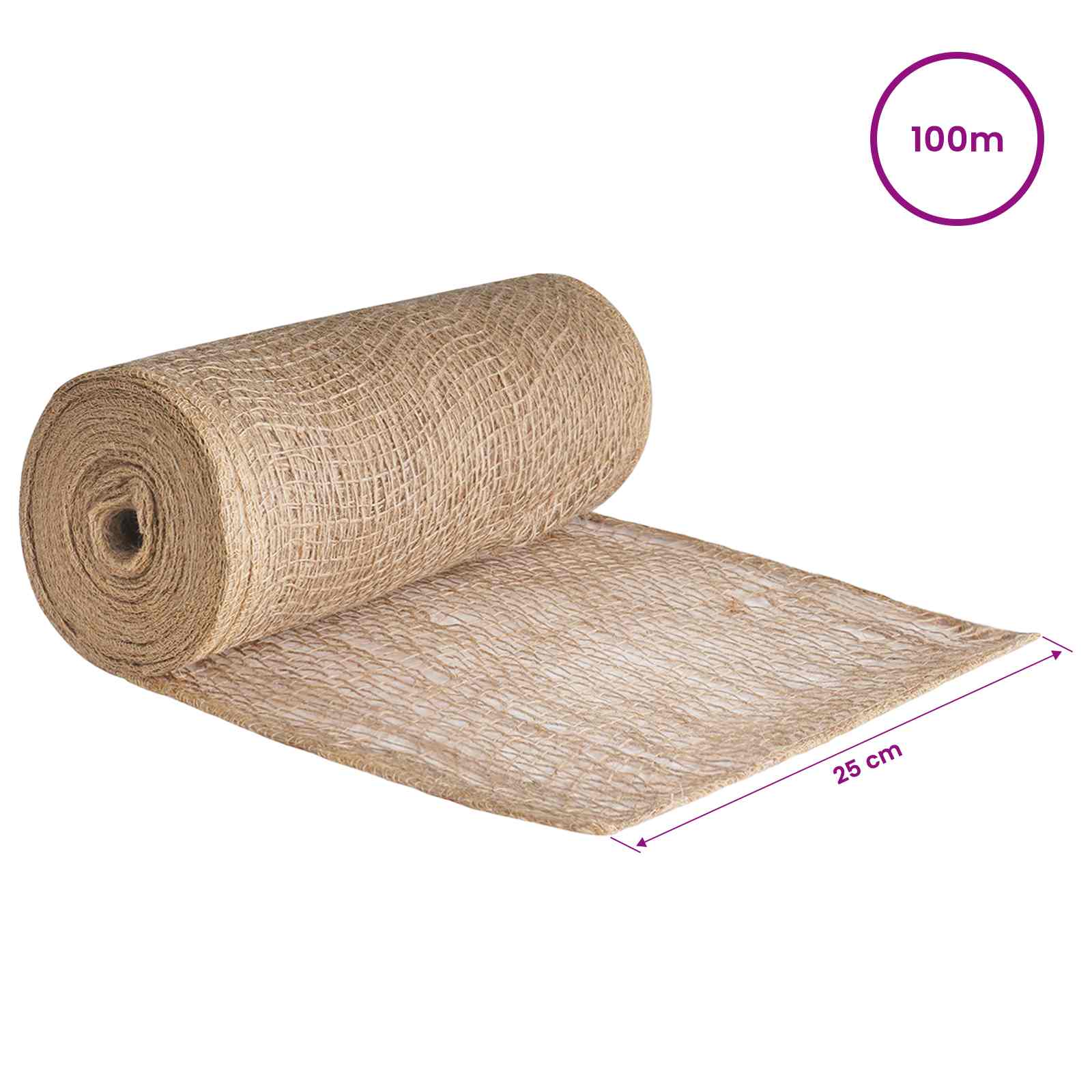 Jutena rola 25 x 10000 cm
