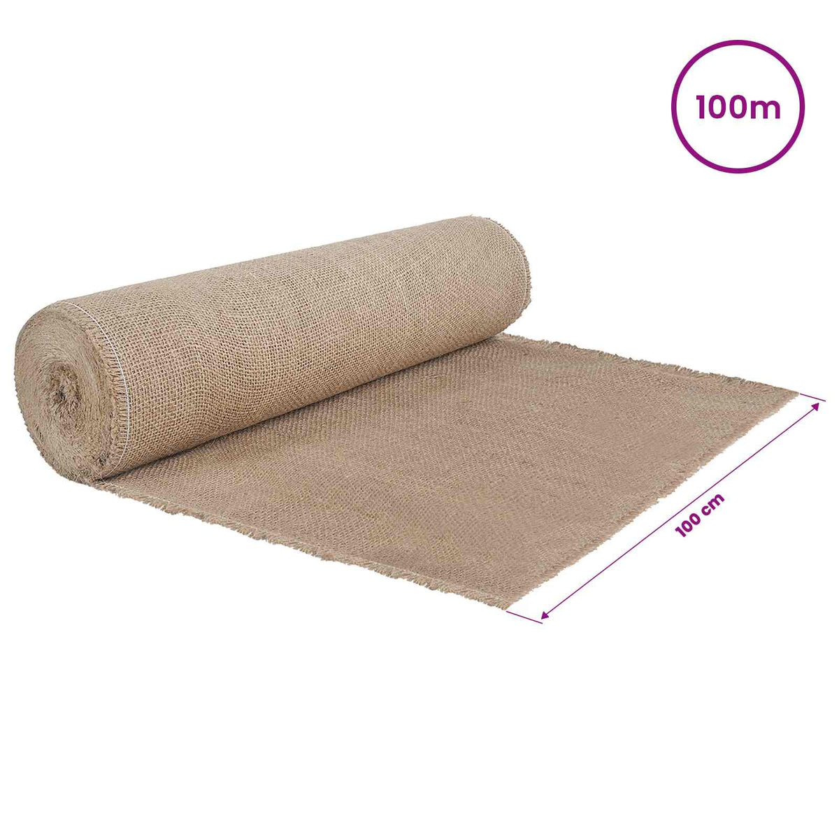 Jutena rola 100 x 10000 cm Prirodna