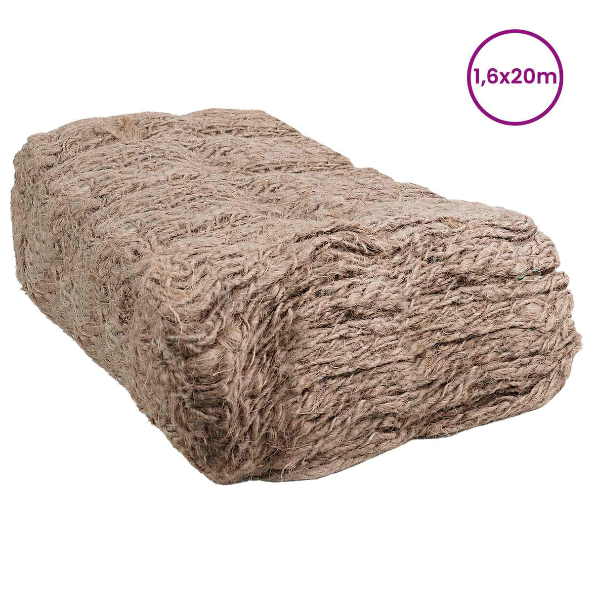 Jutena podloga za embankment Prirodna 1,6 x 20 m