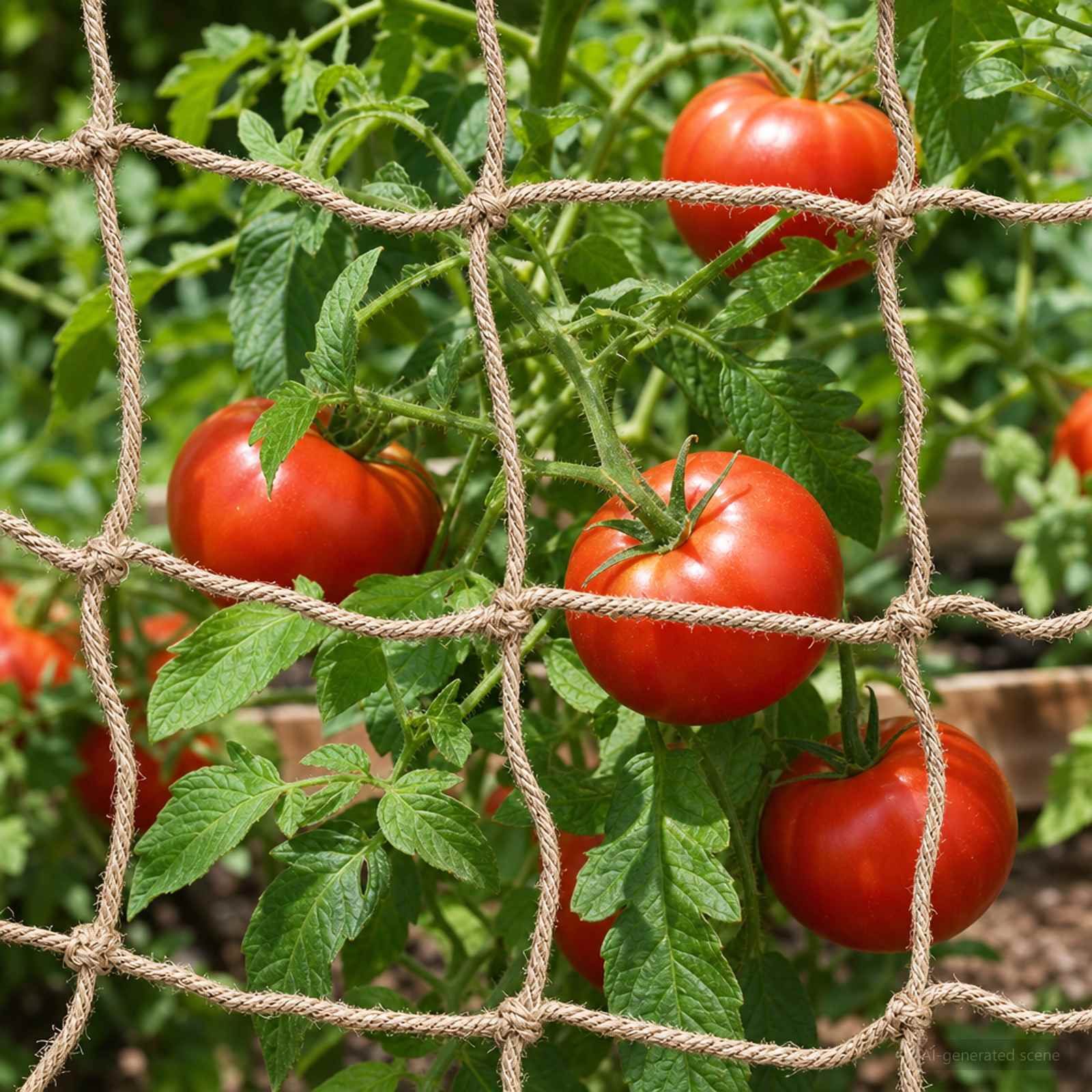 Mreža za potporu biljaka od jute Prirodna 1 x 10 m 100% Jut