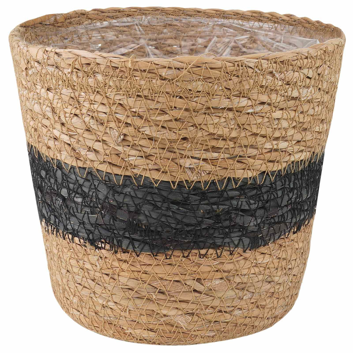Košare za biljke od morske trave 3 pcs Ø26 x 19 cm