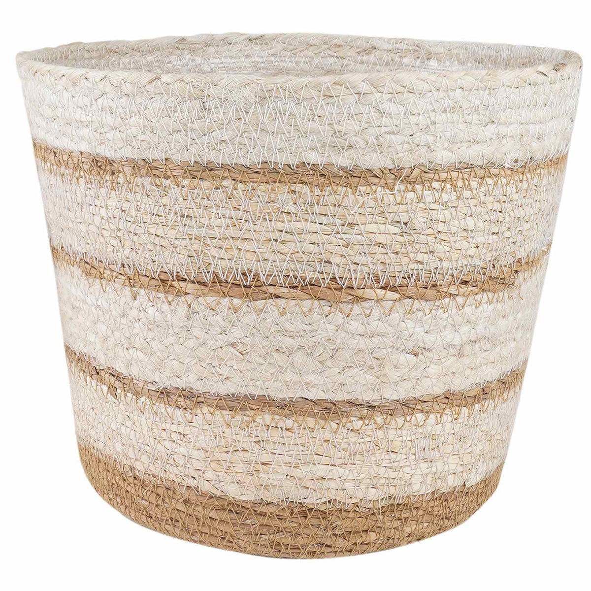 Košare za biljke od morske trave 3 pcs Ø26 x 19 cm