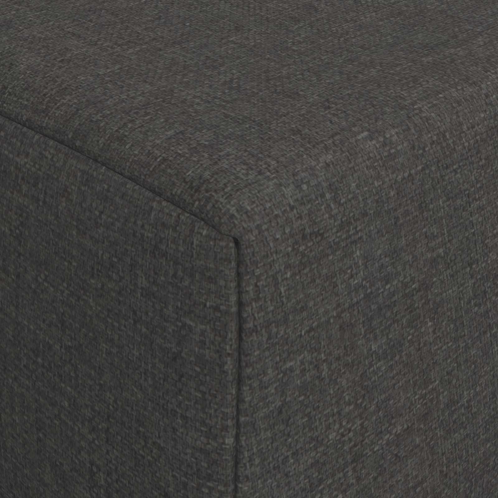 Sofa na razvlačenje Tamnosiva 200 x 70 x 15 cm Tkanina