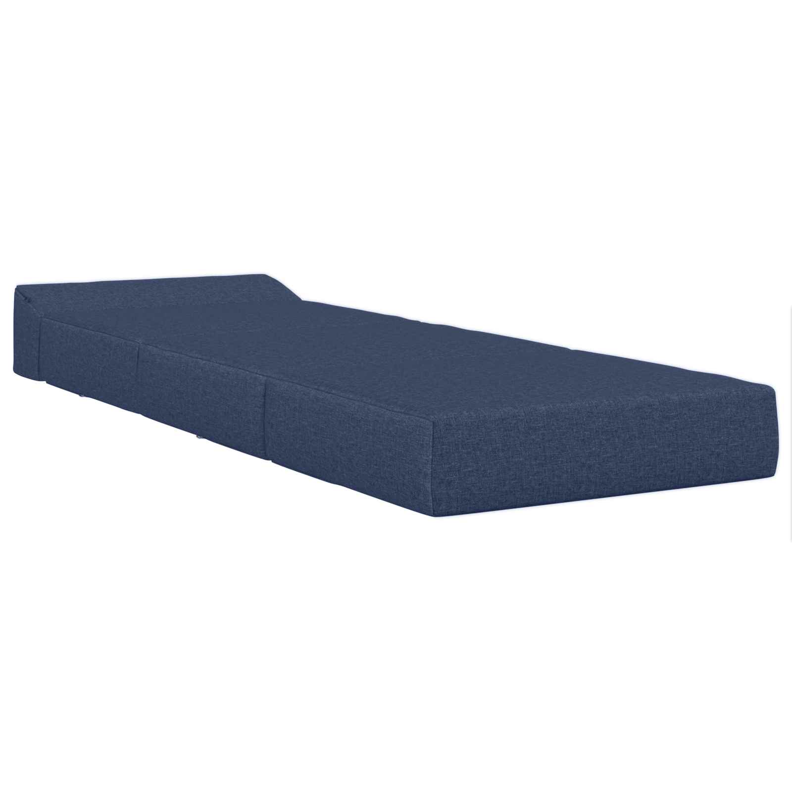 Sofa na razvlačenje Plava 200 x 70 x 15 cm Tkanina