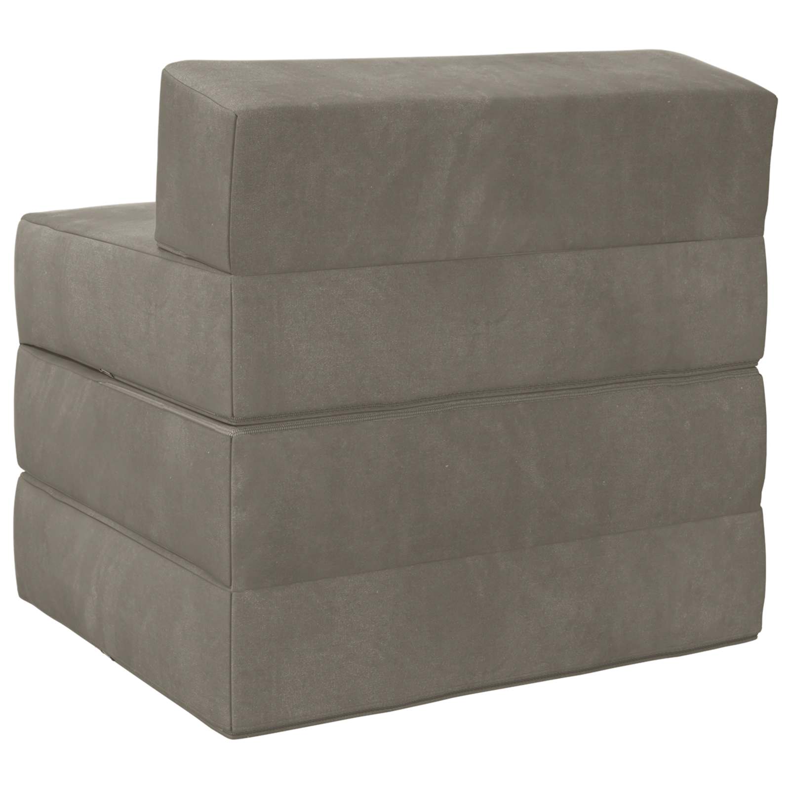 Sofa na razvlačenje Svjetlosiva 200 x 70 x 15 cm Baršun