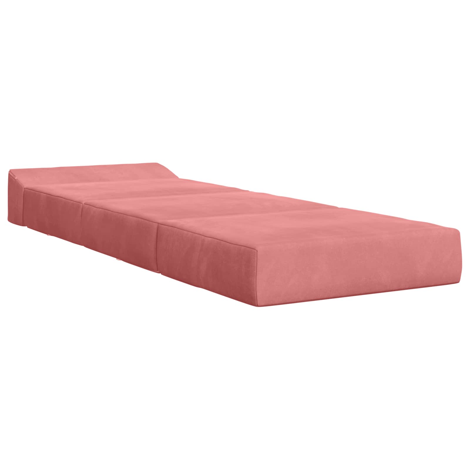 Sofa na razvlačenje Ružičasta 200 x 70 x 15 cm Baršun
