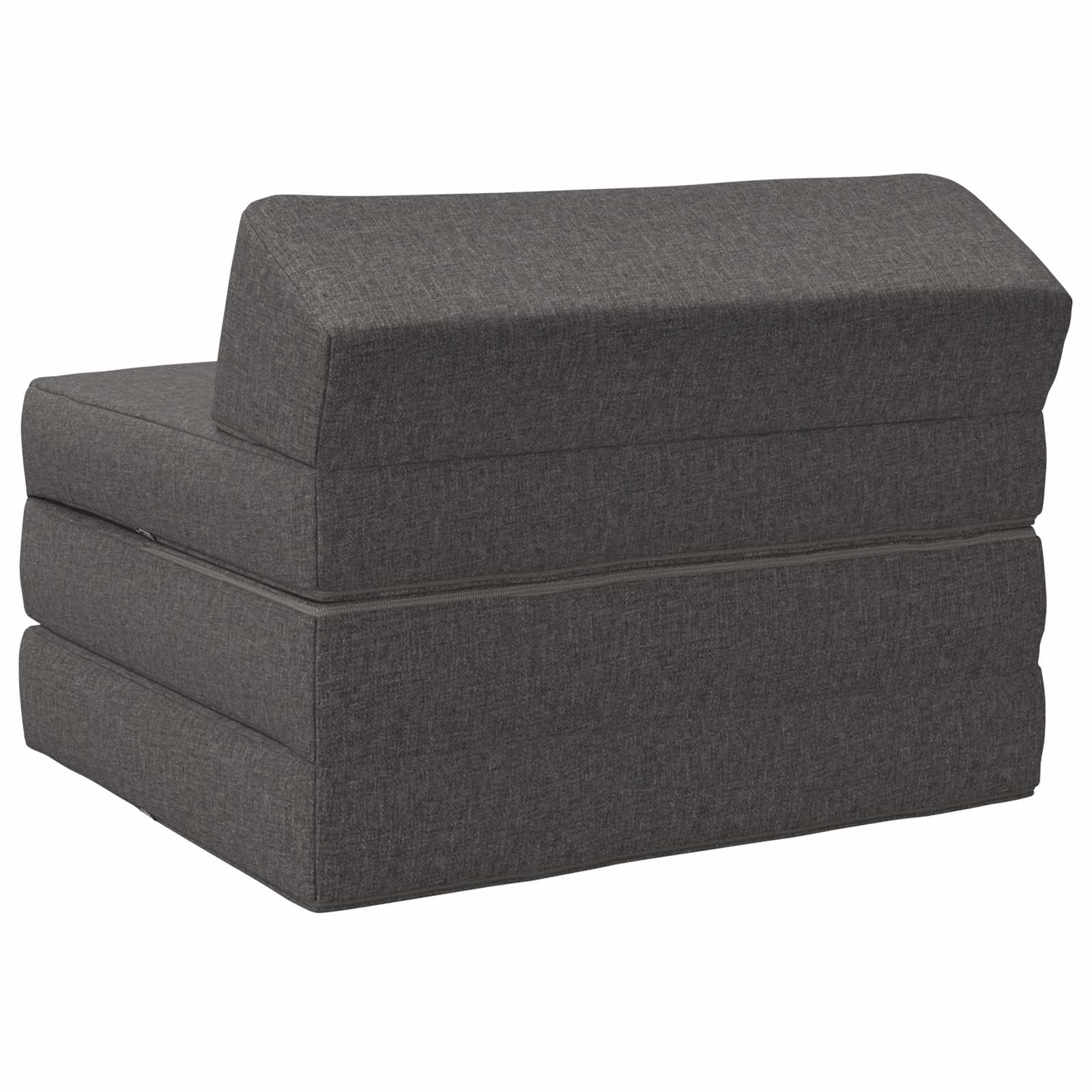 Sofa na razvlačenje Svjetlosiva 200 x 70 x 10 cm Tkanina