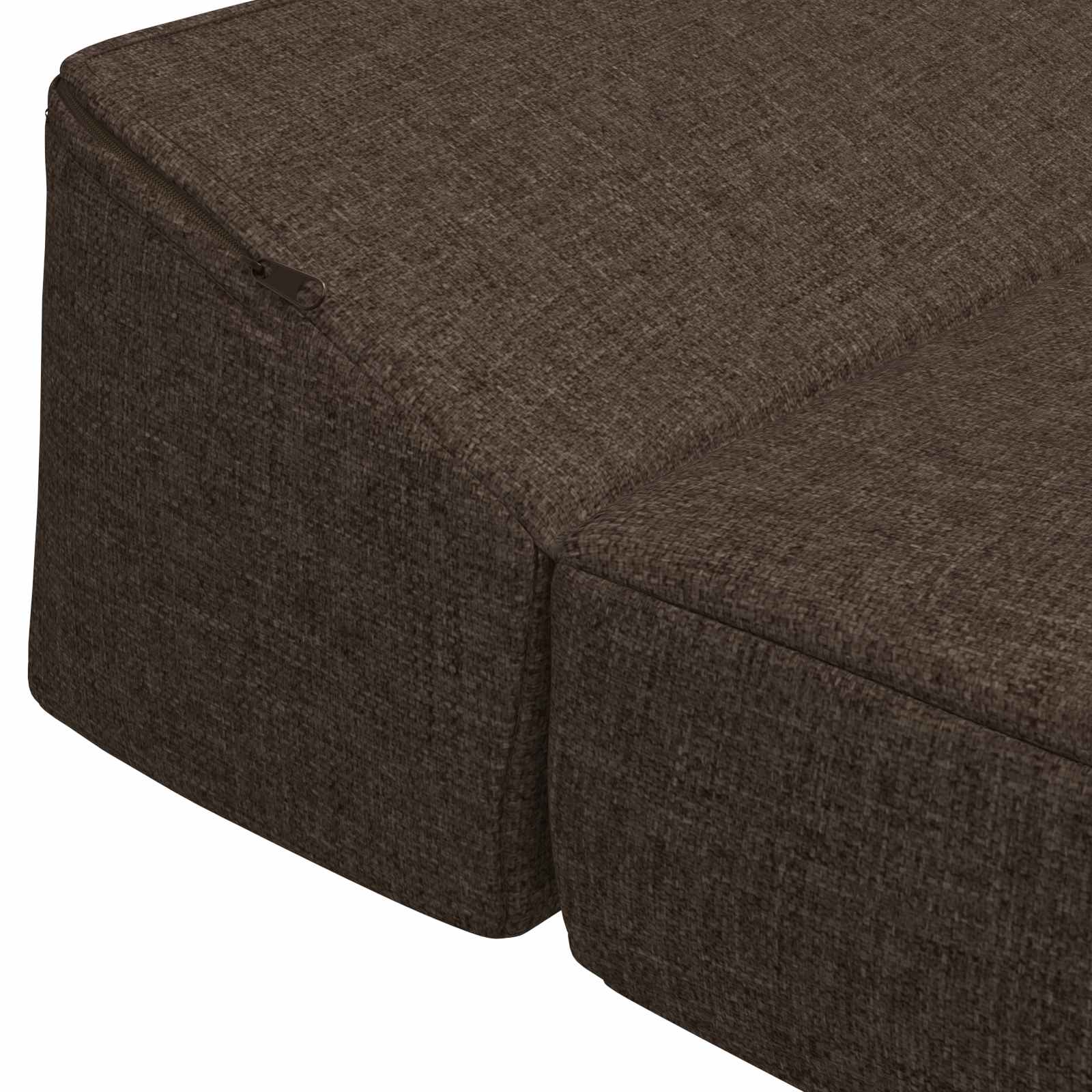 Sofa na razvlačenje Sivosmeđa 200 x 70 x 10 cm Tkanina