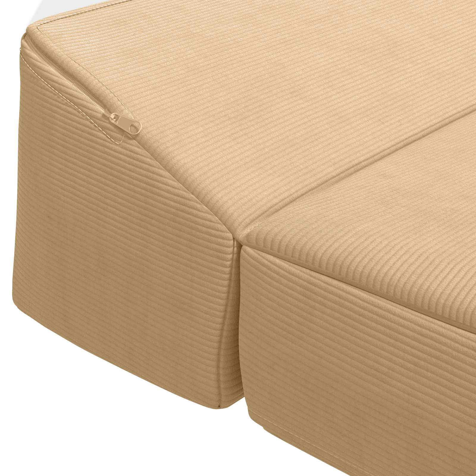 Sofa na razvlačenje Svijetlozeleni sivi 200 x 70 x 10 cm