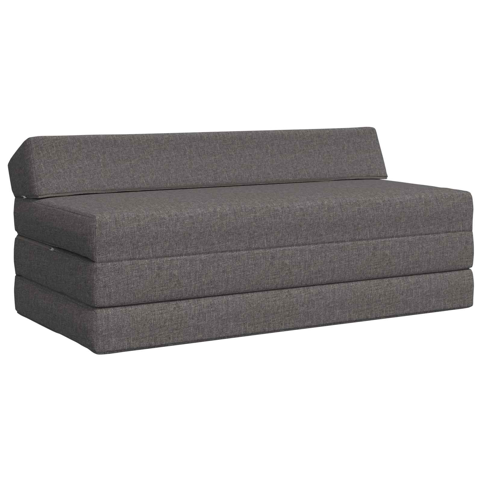 Sofa na razvlačenje Svjetlosiva 120 x 60 x 49 cm Tkanina