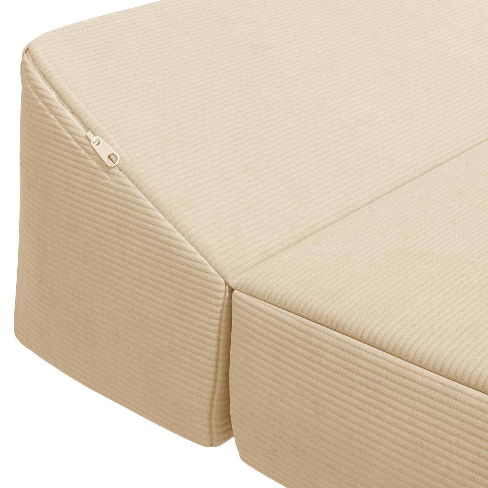 Sofa na razvlačenje Krem 120 x 60 x 49 cm Tkanina