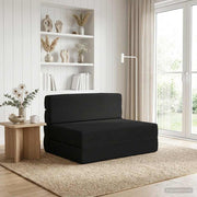 Sofa na razvlačenje Crna 70 x 72 x 60 cm Tkanina