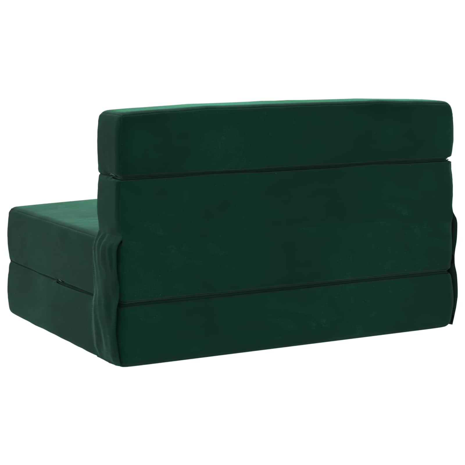 Sofa na razvlačenje Tamnozelena 70 x 72 x 60 cm Tkanina