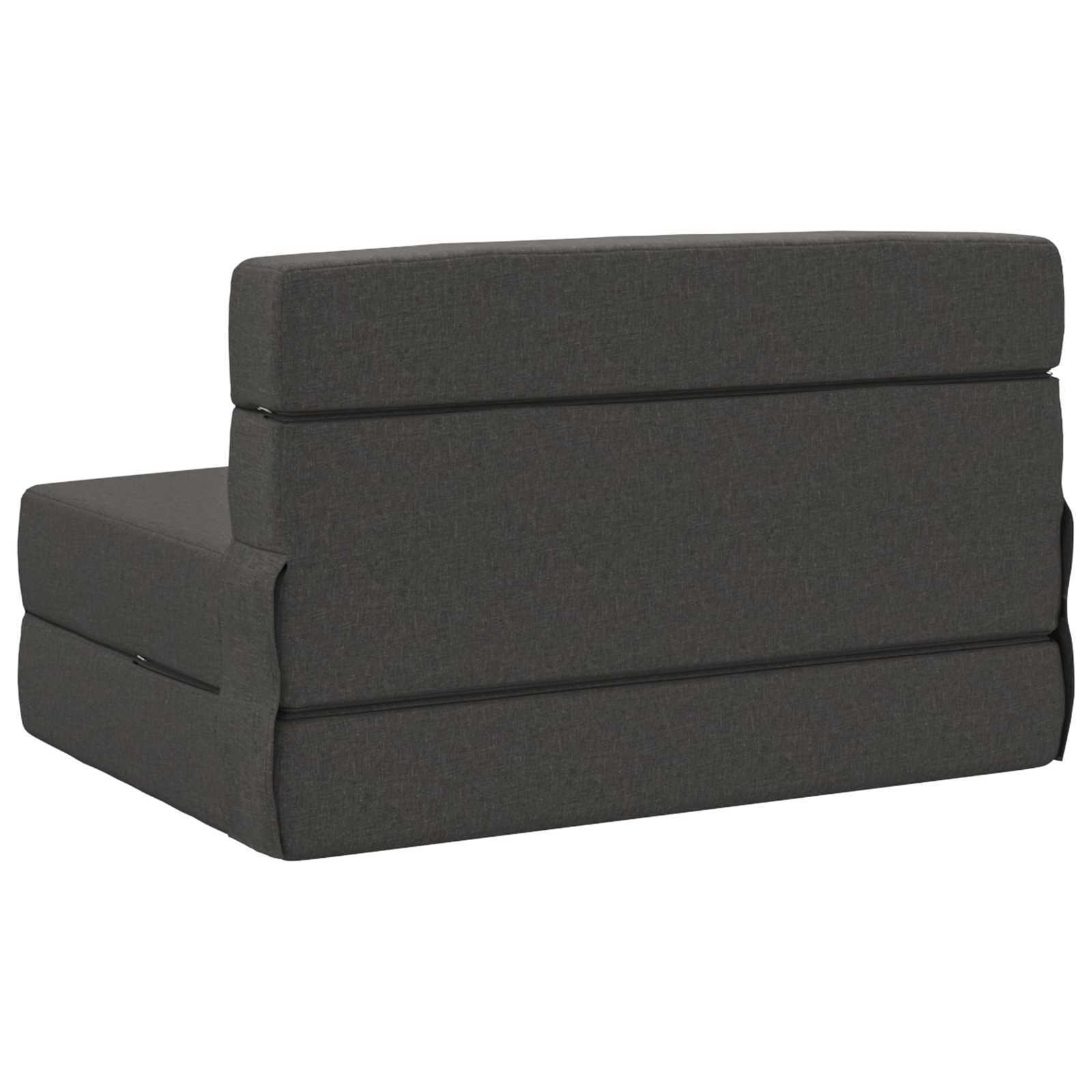 Preklopni madrac za sofu Tamnosiva 70 x 80 x 60 cm Tkanina