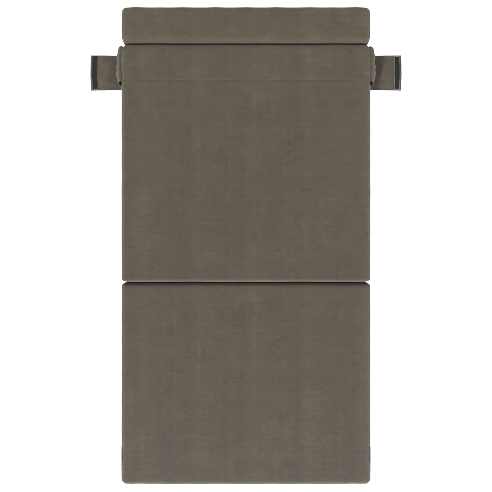Preklopni madrac za sofu Svjetlosiva 70 x 80 x 60 cm Tkanina