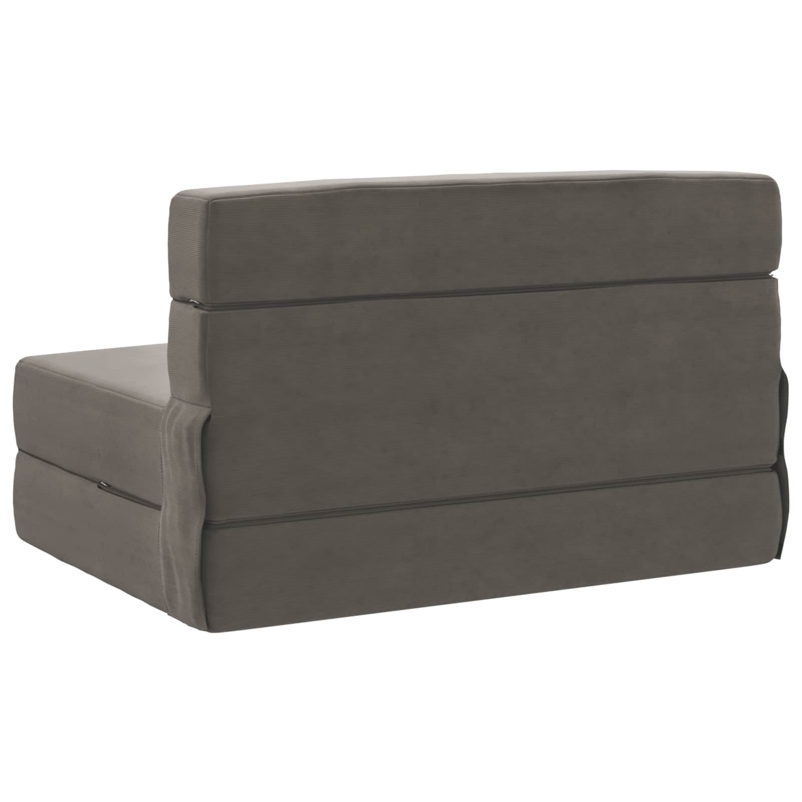 Preklopni madrac za sofu Svjetlosiva 70 x 80 x 60 cm Tkanina