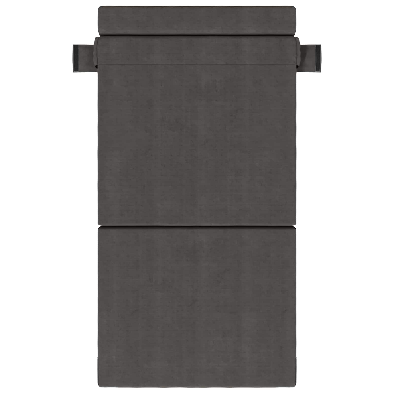 Sofa na razvlačenje Tamnosiva 70 x 80 x 60 cm Tkanina