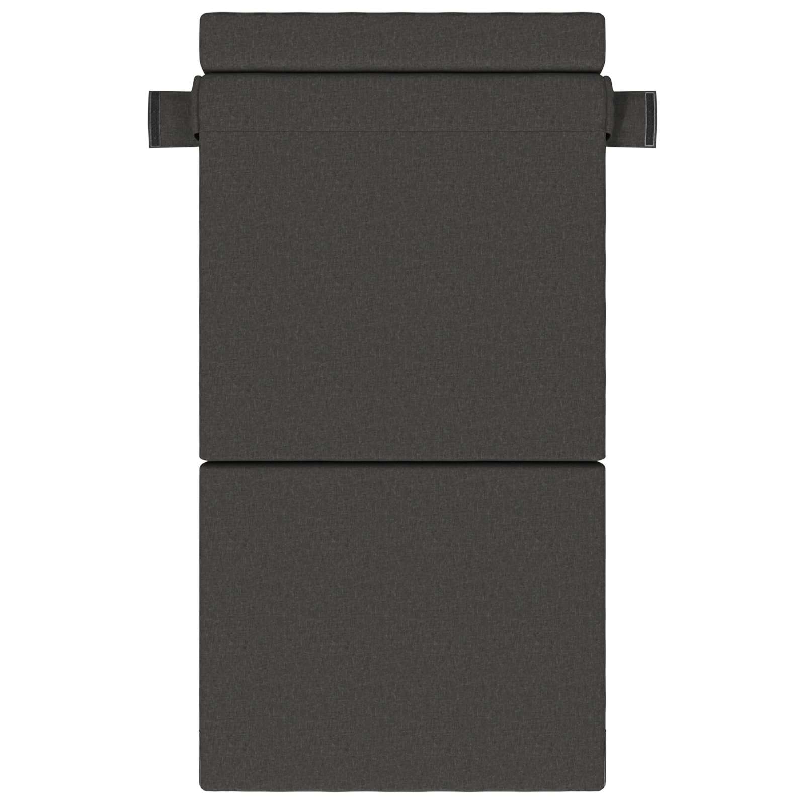 Preklopni madrac za sofu Tamnosiva 100 x 80 x 60 cm Tkanina